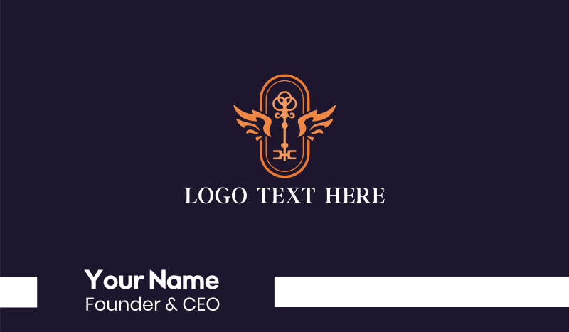 Premium Key Wings  Business Card